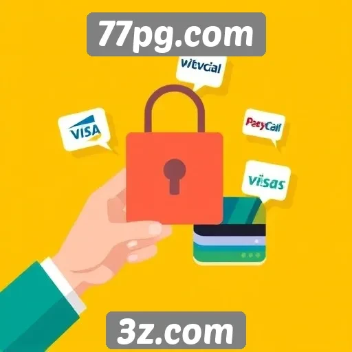 Métodos de pagamento aceitos por 77pg.com