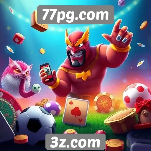 A variedade de jogos oferecidos pelo 77pg.com